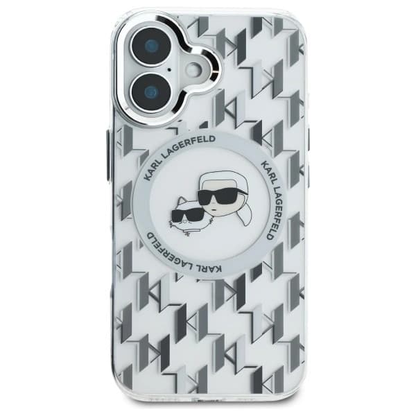 Karl Lagerfeld iPhone 16 Mobilskal MagSafe IML Karl&Choupette