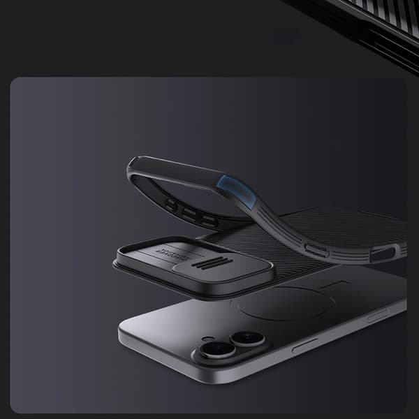 Nillkin iPhone 16 Mobilskal Magsafe Magnetic CamShield Pro