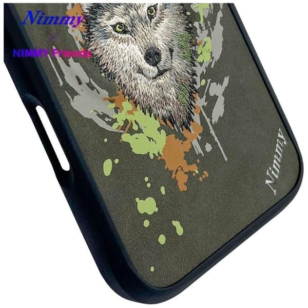 Nimmy iPhone 16 Mobilskal MagSafe Wolf - Mörkgrå