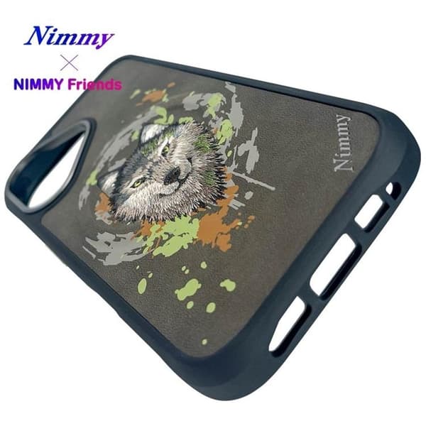Nimmy iPhone 16 Mobilskal MagSafe Wolf - Mörkgrå