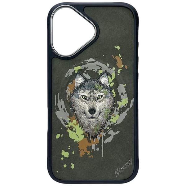 Nimmy iPhone 16 Mobilskal MagSafe Wolf - Mörkgrå