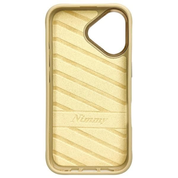 Nimmy iPhone 16 Mobilskal Cool & Cute 2.0 Cat - Khaki