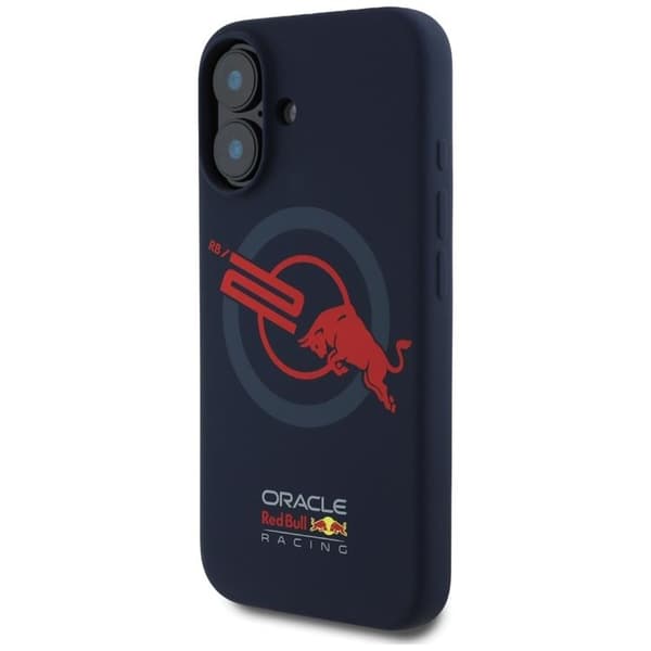 Red Bull iPhone 16 Mobilskal MagSafe HC Silikon Red Lining ORB20 - Navy