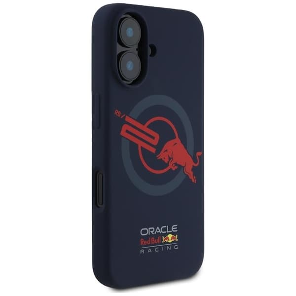 Red Bull iPhone 16 Mobilskal MagSafe HC Silikon Red Lining ORB20 - Navy