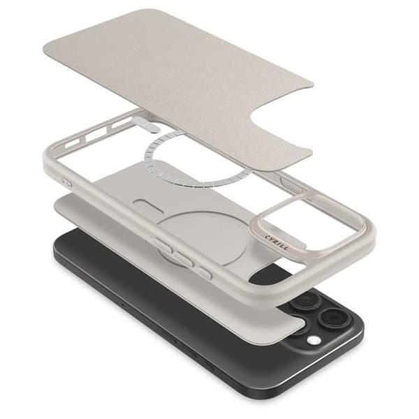 Spigen iPhone 16 Mobilskal MagSafe Cyrill Kajuk - Cream