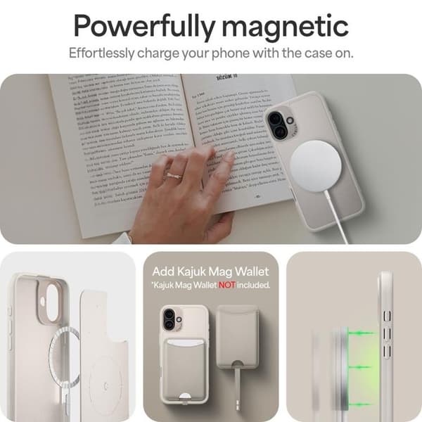 Spigen iPhone 16 Mobilskal MagSafe Cyrill Kajuk - Cream