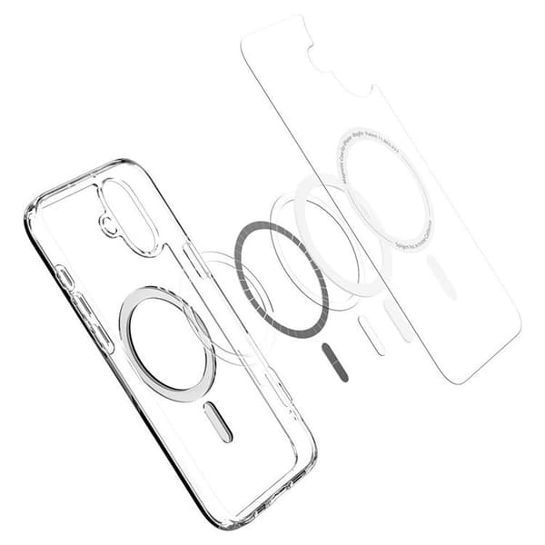 Spigen iPhone 16 Mobilskal MagSafe Ultra Hybrid - Vit