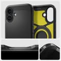 Miniatyrbild 8 av 9: Spigen iPhone 16 Mobilskal MagSafe Tough Armor - Svart