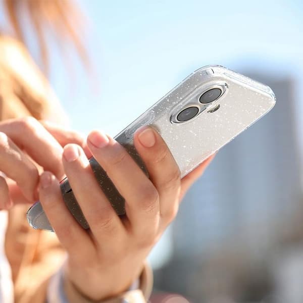 Spigen iPhone 16 Mobilskal Liquid Crystal - Glitter Crystal