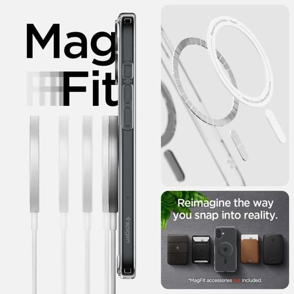 Spigen iPhone 16 Mobilskal MagSafe Ultra Hybrid - Carbon Fiber