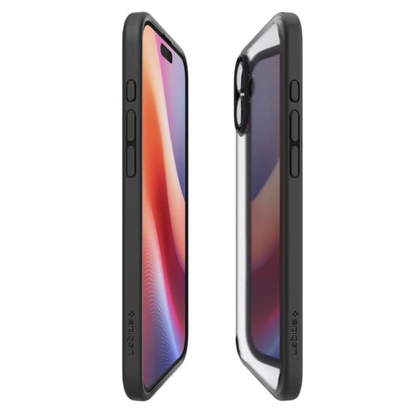 Spigen iPhone 16 Mobilskal Ultra Hybrid - Matt Svart