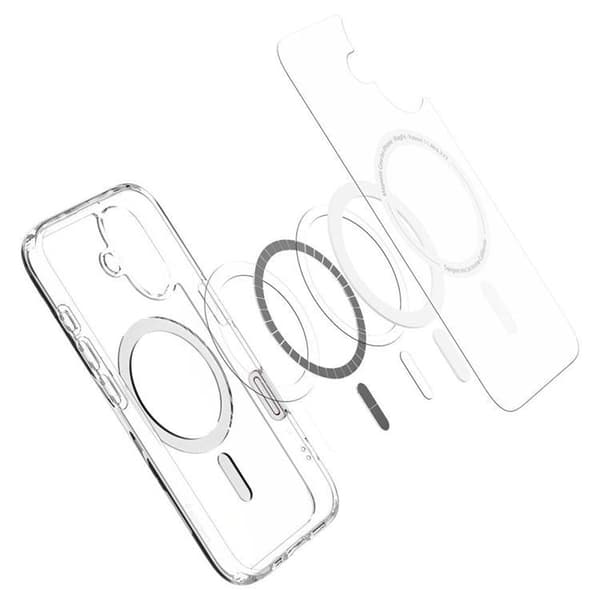 Spigen iPhone 16 Mobilskal Magsafe Ultra Hybrid ”T” - Vit