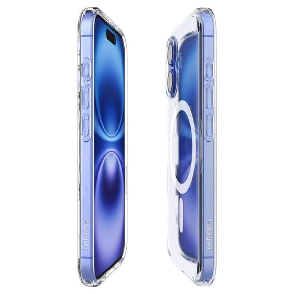 Spigen iPhone 16 Mobilskal Magsafe Ultra Hybrid ”T” - Vit