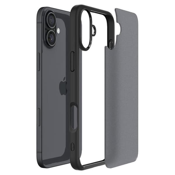 Spigen iPhone 16 Mobilskal Ultra Hybrid - Frost Svart
