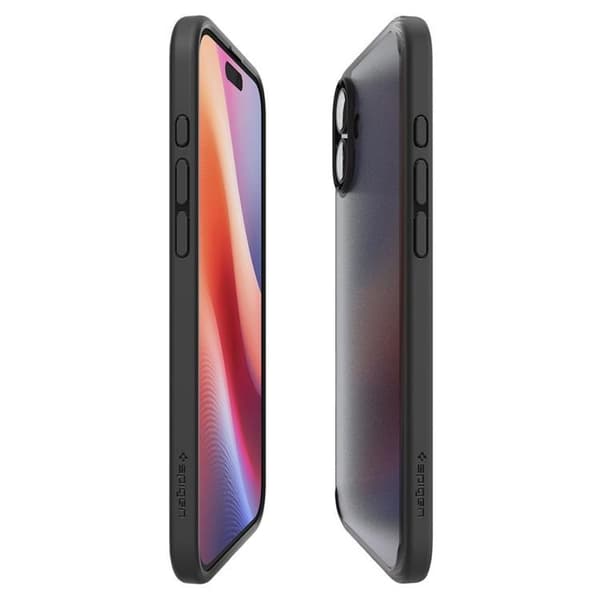 Spigen iPhone 16 Mobilskal Ultra Hybrid - Frost Svart