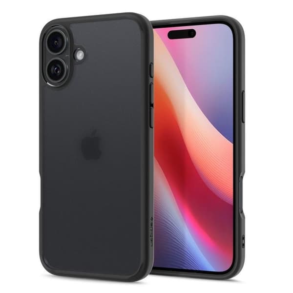 Spigen iPhone 16 Mobilskal Ultra Hybrid - Frost Svart