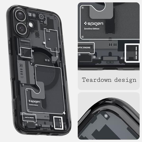 Spigen iPhone 16 Mobilskal MagSafe Ultra Hybrid - Zero One