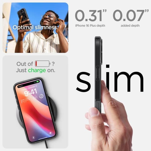 Spigen iPhone 16 Mobilskal MagSafe Ultra Hybrid - Zero One