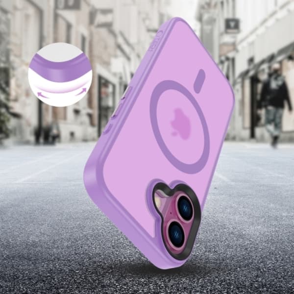Tech-Protect iPhone 16 Mobilskal Magsafe Magmat - Matte Mauve