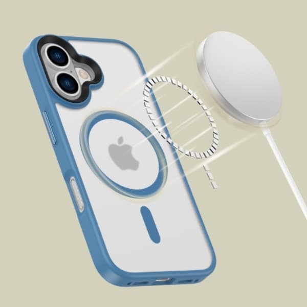 Tech-Protect iPhone 16 Mobilskal Magsafe Magmat - Matte Ultramarin