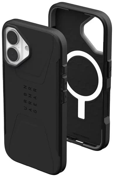 UAG iPhone 16 Mobilskal MagSafe Civilian - Svart