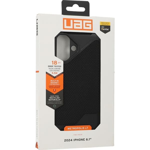 UAG iPhone 16 Mobilskal MagSafe Metropolis LT - Svart