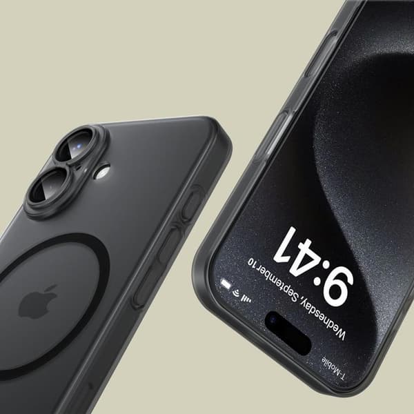 Tech-Protect iPhone 16 Mobilskal Magsafe Magslim - Matt Svart