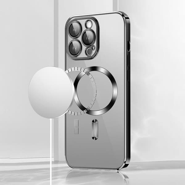 Vmax iPhone 16 Mobilskal MagSafe Electroplating TPU - RoseGuld