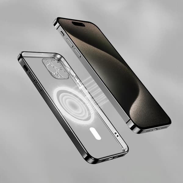 Vmax iPhone 16 Mobilskal MagSafe Electroplating TPU - RoseGuld