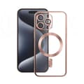 Miniatyrbild 1 av 4: Vmax iPhone 16 Mobilskal MagSafe Electroplating TPU - RoseGuld