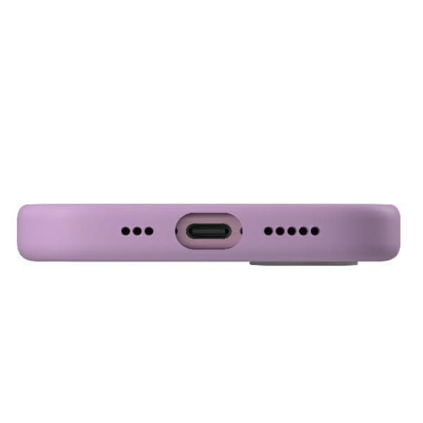 Uniq iPhone 16 Mobilskal Magsafe Lino Hue - Grape Rosa