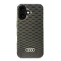 Miniatyrbild 1 av 7: Audi iPhone 16 Plus Mobilskal MagSafe IML Stitching - Svart