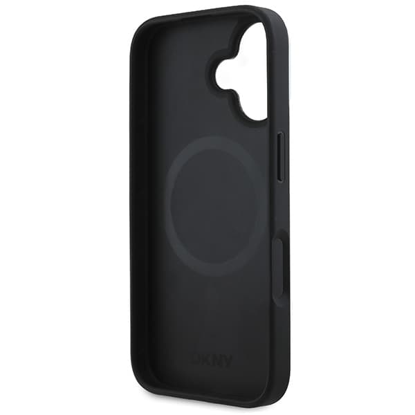DKNY iPhone 16 Plus Mobilskal MagSafe Checkered Pattern - Svart