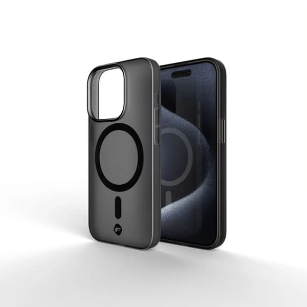 Forcell iPhone 16 Plus Mobilskal MagSafe F-Protect - Smoky Svart