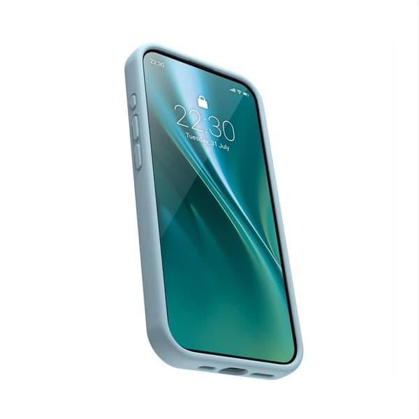 Etteri iPhone 16 Plus Mobilskal Silikon - Ljusblå