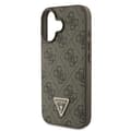 Miniatyrbild 6 av 8: Guess iPhone 16 Plus Mobilskal 4G Triangle Strass - Brun