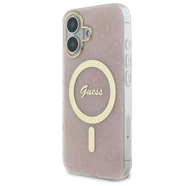 Guess iPhone 16 Plus Mobilskal MagSafe IML 4G - Rosa
