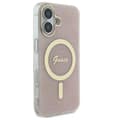 Miniatyrbild 4 av 8: Guess iPhone 16 Plus Mobilskal MagSafe IML 4G - Rosa