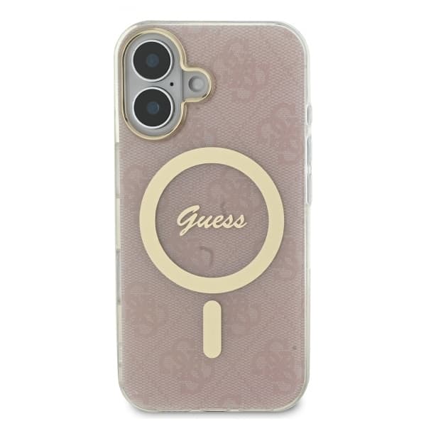 Guess iPhone 16 Plus Mobilskal MagSafe IML 4G - Rosa