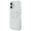 Miniatyrbild 3 av 8: Guess iPhone 16 Plus Mobilskal IML Heart - Transparent