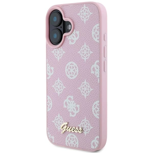 Guess iPhone 16 Plus Mobilskal MagSafe Peony Script Logo