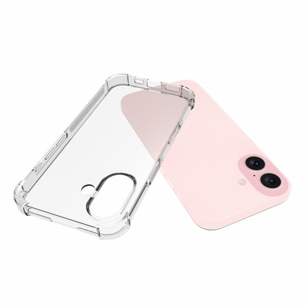 iPhone 16 Plus Mobilskal Anti Shock 1.5 mm - Transparent