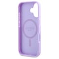 Miniatyrbild 7 av 8: Guess iPhone 16 Plus Mobilskal Magsafe Saffiano Peony Classic Logo - Lila