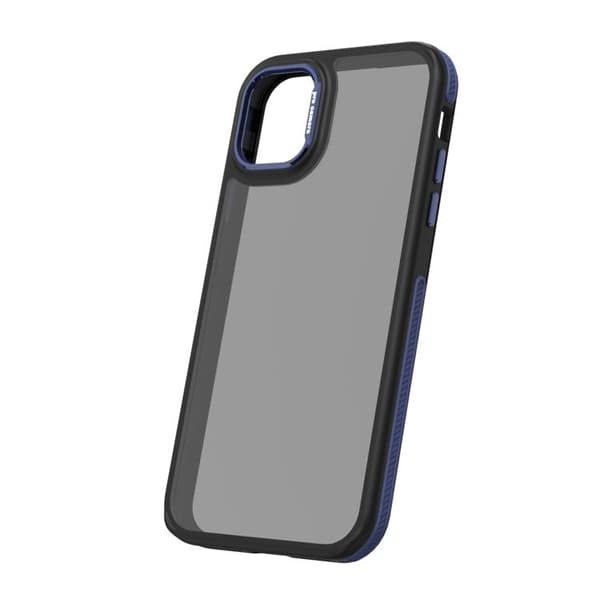 iPhone 16 Plus Mobilskal Crystal Black - Blå