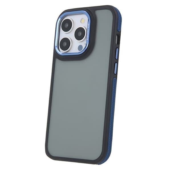 iPhone 16 Plus Mobilskal Crystal Black - Blå
