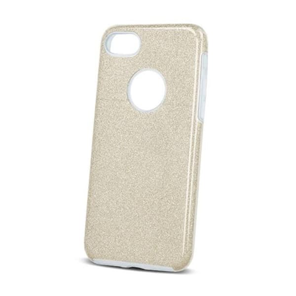 iPhone 16 Plus Mobilskal Glitter 3in1 - Guld