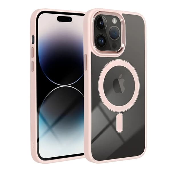 iPhone 16 Plus Mobilskal Magsafe Color Edge - Rosa