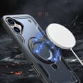 Miniatyrbild 4 av 6: iPhone 16 Plus Mobilskal MagSafe Hybrid Armor Trendy - Blå