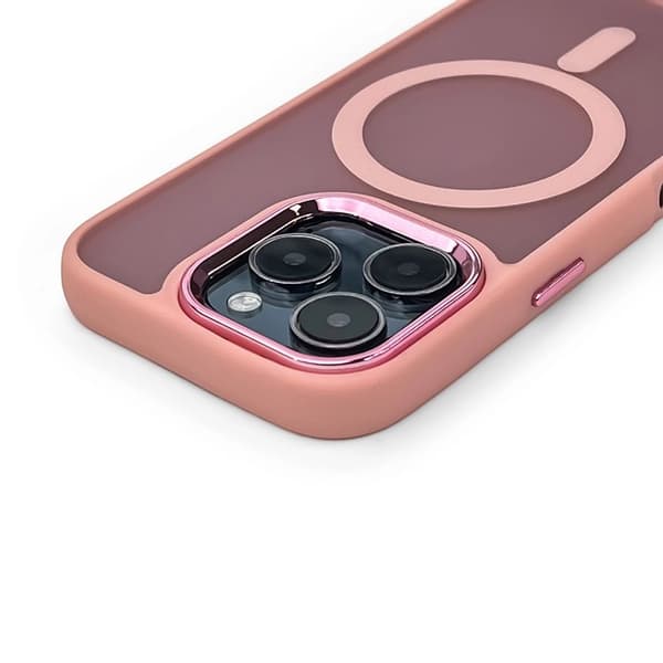 iPhone 16 Plus Mobilskal Magsafe Magnetic Collection - Rosa