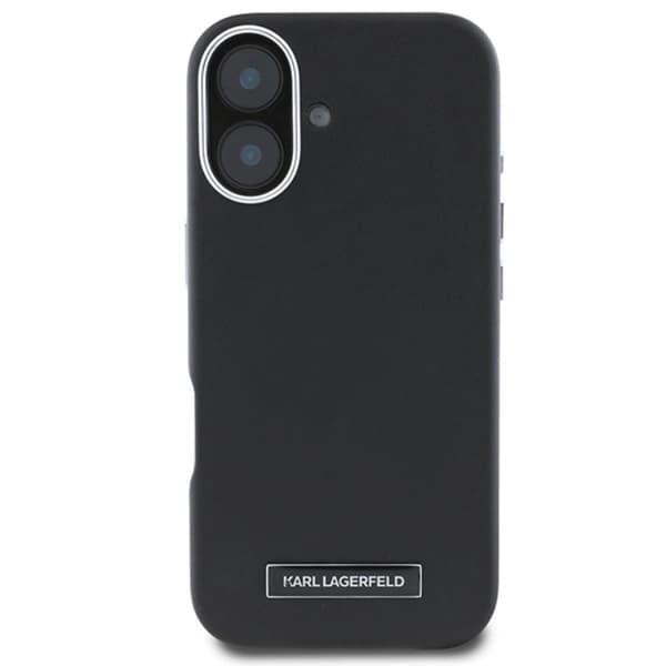 Karl Lagerfeld iPhone 16 Plus Mobilskal MagSafe FW Metal Plate